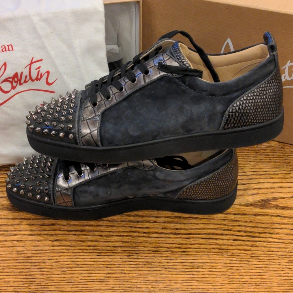 Christian Louboutin Louis Junior Spikes Orlato Low